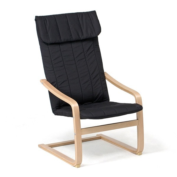 不二貿易 84055 ブラック [リラックスチェアー スリム] メーカー直送