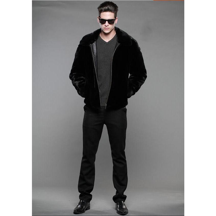 保温 ブラック 人気 フェイクファー 防寒 毛皮コート 上品 ファーコート メンズ ロング丈 お洒落 カジュアル 冬物 アウター 暖かい コート 上品 ジャケット 長袖