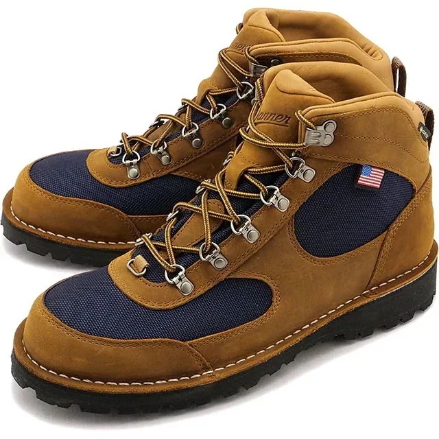 メンズ ブーツ カスケードクレスト5 [60432] 靴 防水 GORE-TEX USA製 BROWN/BLUE