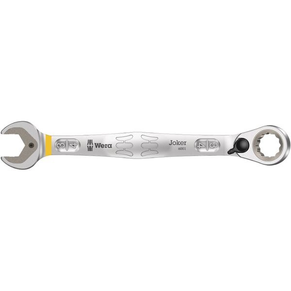 WERA ヴェラ コンビネーション ラチェットレンチ JOKER 角度付きラチェットヘッド スパナ部内側口幅3/4inch 全長246mm 020082