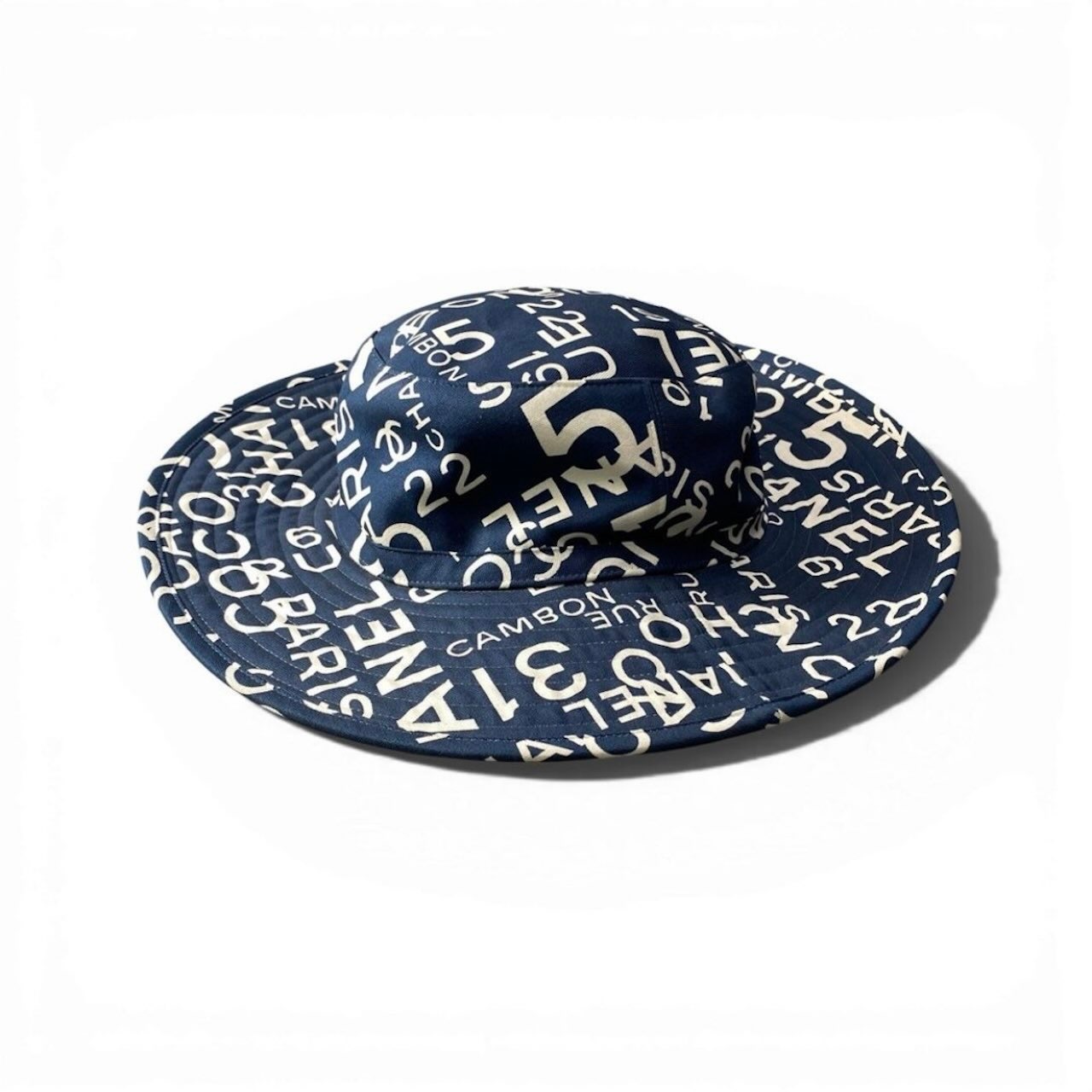 2002 By Sea Logo Coco Mark Bucket Hat ネイビー コットン ハット レディース A3-00054