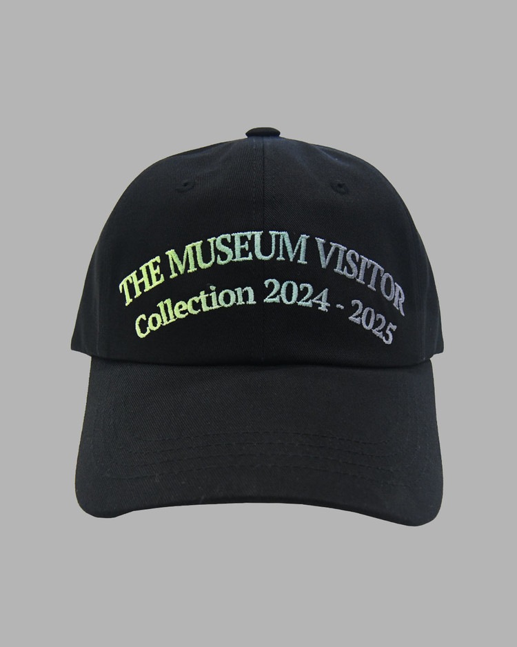 【THE MUSEUM VISITOR】 THE MUSEUM VISITOR COLLECTION 2024-2025 SPRAYED BALLCAP : GREEN