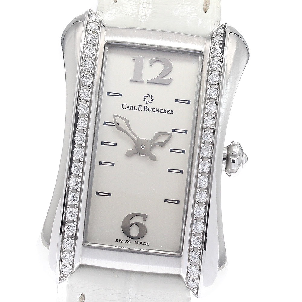 カール F.ブヘラ CARL F.BUCHERER 10701.08 アラクリア クォーツ レディース 箱付き_948322【中古】