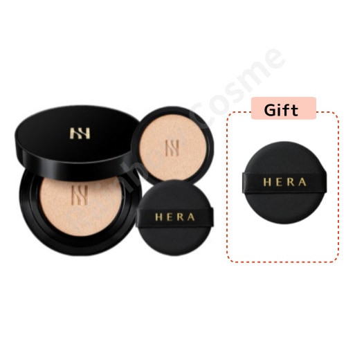 NEW ブラック クッション 本品15g + リフィル15g 【もう一つ限定パフ付き】 SPF34 PA++