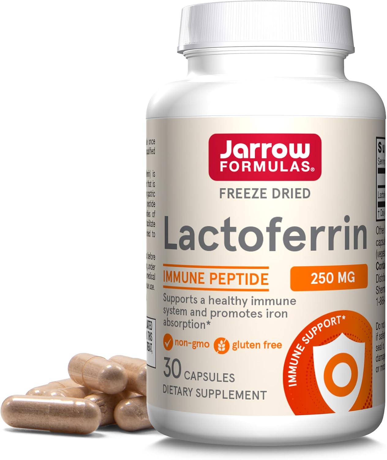Jarrow ジャローLactoferrin 250 MG 30錠 カプセル