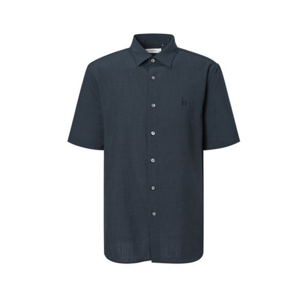 [25SS] チャコールグレーレーヨンブレンドショートスリーブシャツHZSH5B502CG 10,230円