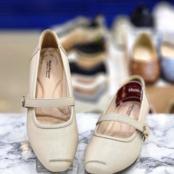 女性セミカジュアルスーツメリージェーンローファーパンプス3FP406