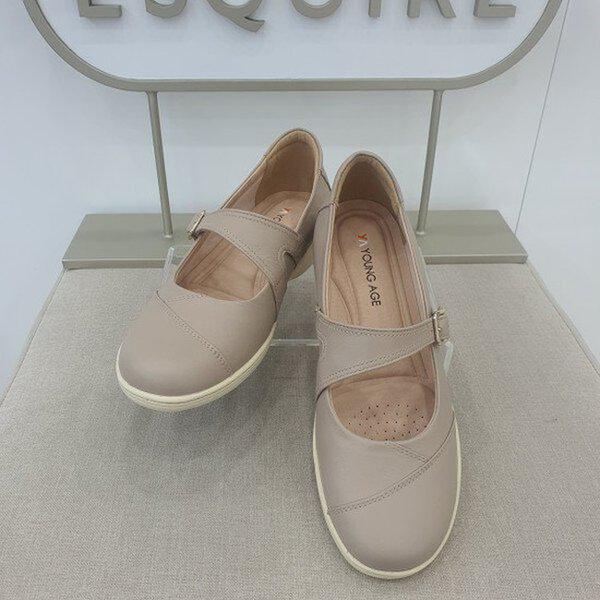 女性用デイリー軽量メリージェーンコンフォートパンプスYADSHL853BE_CC