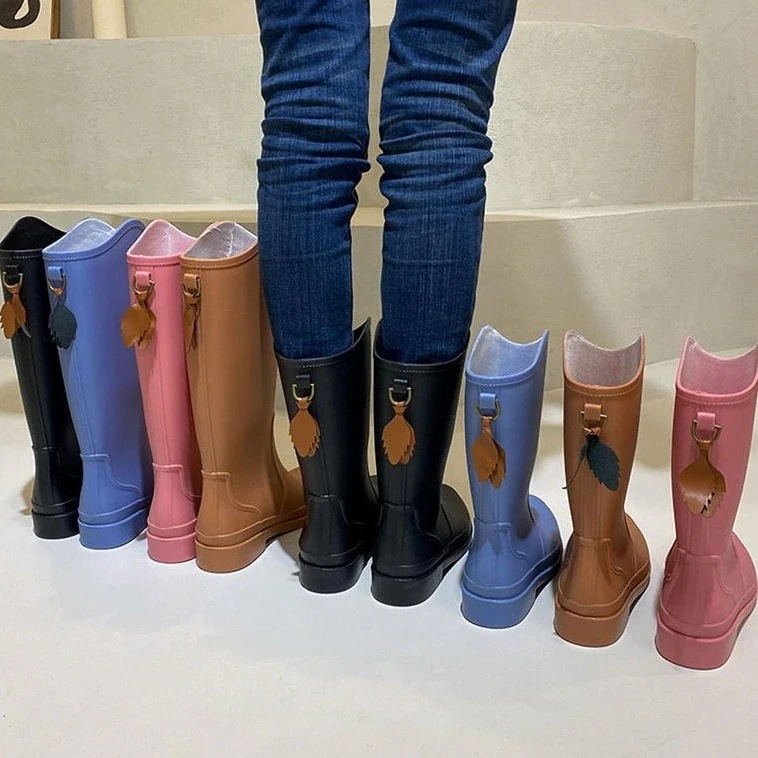 雨靴 レインシューズ レディース 雨 長靴 雪 レインブーツ 女性 おしゃれ 雨の日 ファッション 雨具 女の子 防水 ロング丈 梅雨対策 防水 耐水