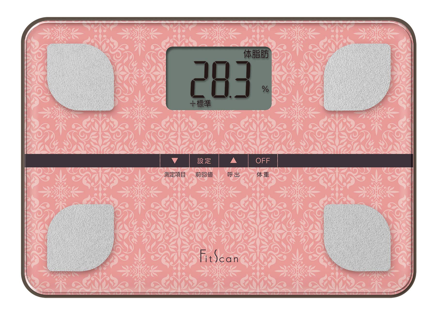 タニタ 体重計 体組成計 ピンク FS-103 PK フィットスキャン 乗るだけで電源オン