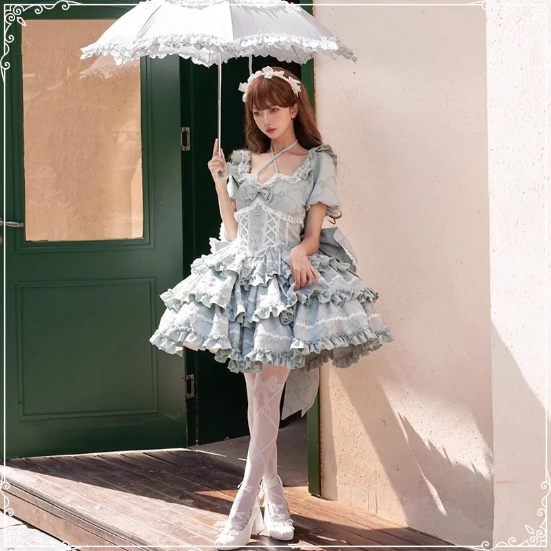 新入荷ロリータ セクシーかわい今週は25%オフいコスプレハロウィン衣装 成人式女性ワンピース制服大きめサイズ Jkセット ふわふわ プリンセスドレスロールプレイングロリ ータロリータクラ風お 嬢様重工