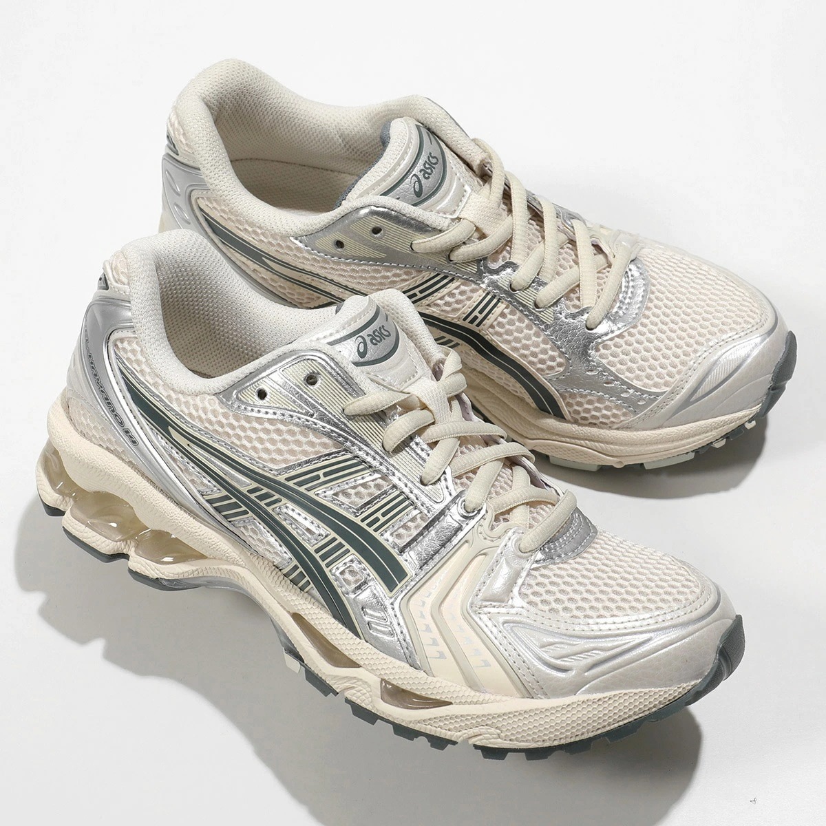 ASICS アシックス スニーカー GEL-KAYANO 14 ゲルカヤノ 1201A019-200 レディース ローカット レースアップ シューズ 靴 BIRCH/DARK-PEWTER