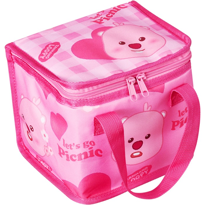 【正規品】保冷バッグ ジャンマンルピー ZANMANG LOOPY 韓国 大人気 アニメ ポロロ ポンポンポロロ キャラクター 保冷バッグ 保冷 クーラーバッグ エコバッグ トートバッグ スクエアバッ