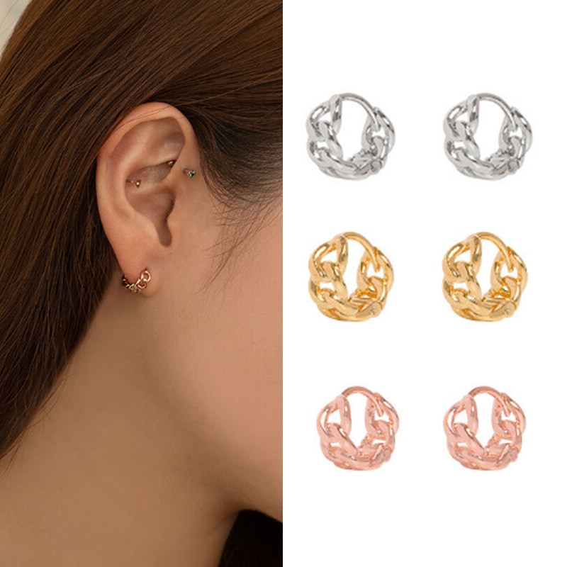 [韓国ジュエリー] クリーパーイヤリング 韓国女性アクセサリー 人気ジュエリー 韓国ストリートファッション