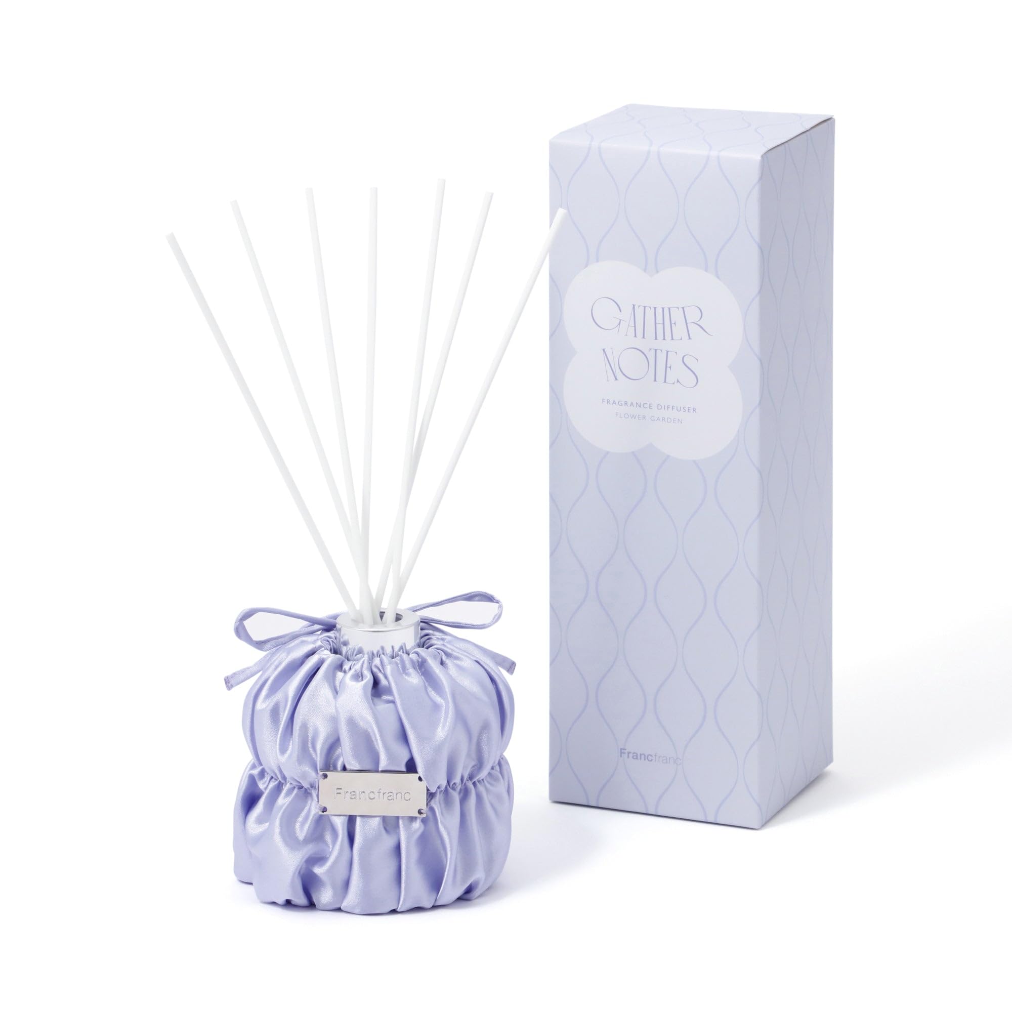 Francfranc フランフラン ギャザーノーツ フレグランスディフューザ― パープル（FLOWER GARDEN） ルームフレグランス プレゼント ギフト 贈り物