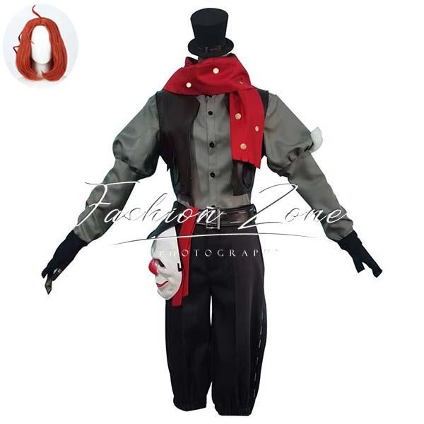 IdentityV 第五人格 風 泣きピエロ ジョーカー Joker コスプレ衣装 ウィッグ cosplay ハロウィン 演出服 変装