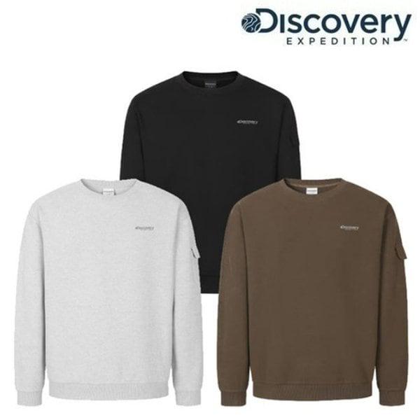 [26年新商品] DMMT35061 男性 袖ポケット スウェットシャツ