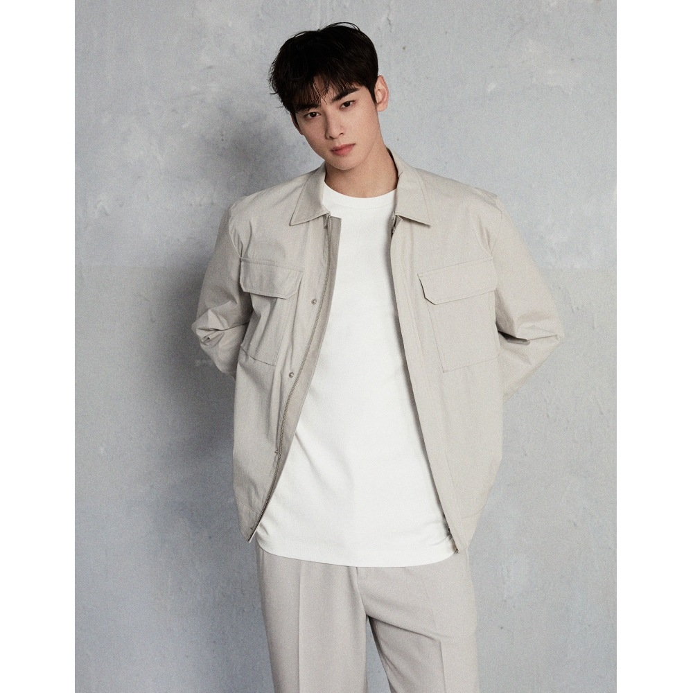 GIORDANO 073505 コットン/ポリシャケット_4color