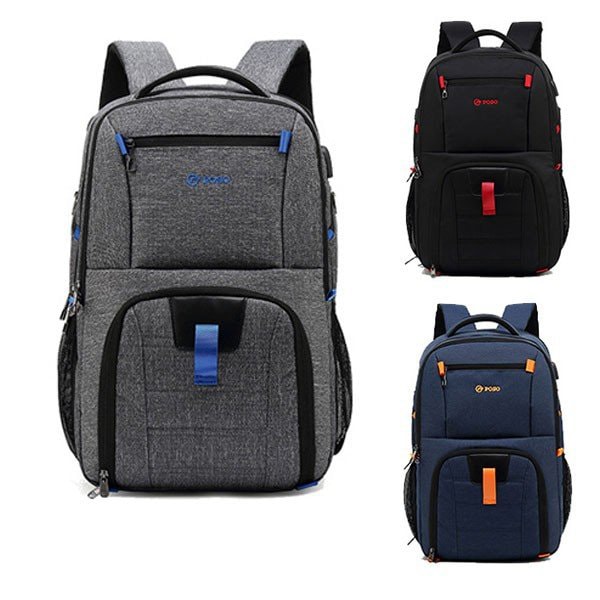 リュックサック 男女兼用 軽量 アウトドア USB充電バッグ ビジネス