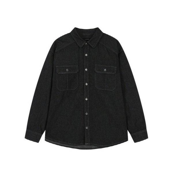 【メンズ】ツーポケット BKトーン デニムシャツ (B251DS350P2) [P003815524]