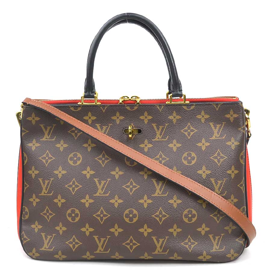 ルイ ヴィトン LOUIS VUITTON ハンドバッグ ショルダーバッグ モノグラム ミルフィーユ モノグラムキャンバス ルージュ×ノワール レディース M44254 90155a