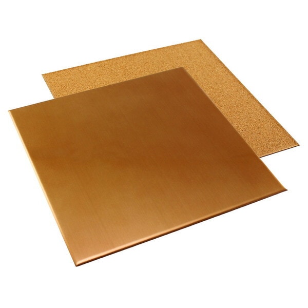 59050 スチールパネル 20x20cm ブラシブロンズ 25枚入