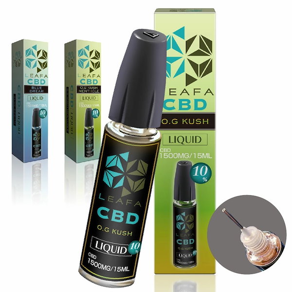 Qoo10] LEAFA CBD リキッド 高濃度 10％ 電子タ