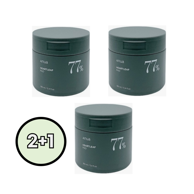 [2+1]ドクダミ 77% クリアパッド 70枚