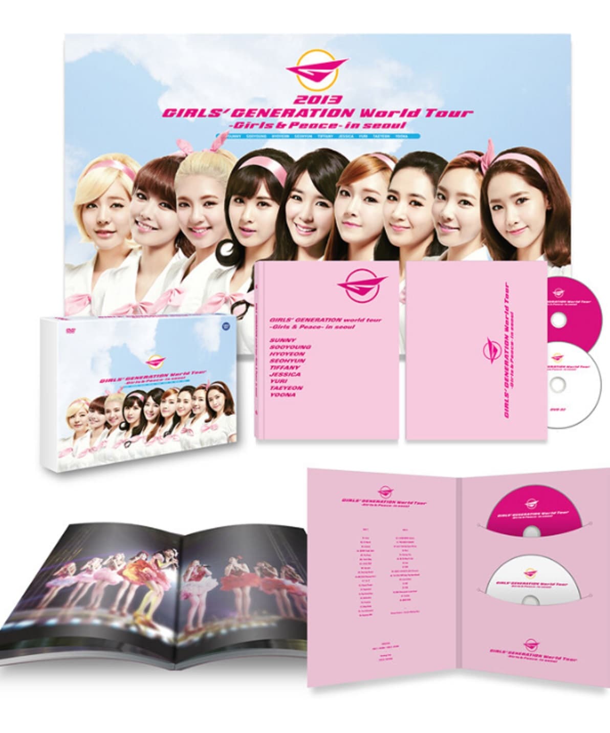 GIRLS GENERATION [3RD WORLD TOUR GIRLS & PEACE in Seoul!] 2 DVDs (未開封) / 소녀시대 / 少女時代