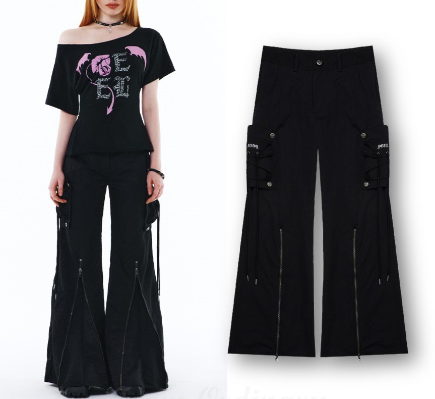 [YEEL] MULTI-ZIPPER NYLON PANTS 25,582円