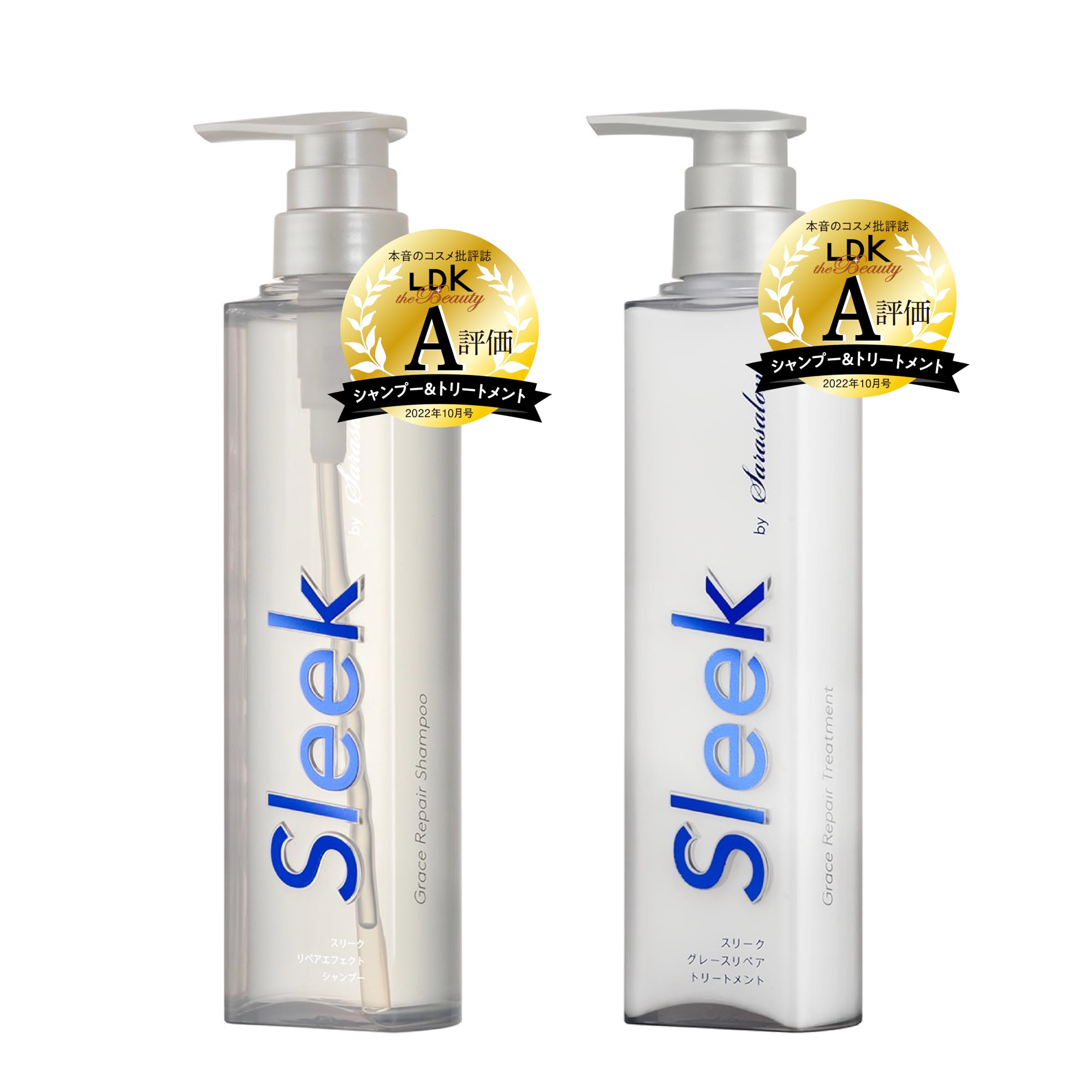 スリーク バイ サラサロン シャンプー & トリートメント 本品セット 各360ml (グレースリペアシャンプー＆トリートメント セット)