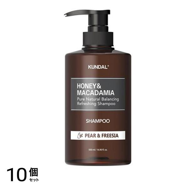 KUNDAL(クンダル) ハニー&マカダミアシャンプー ペアー&フリージア 500mL 10個セット
