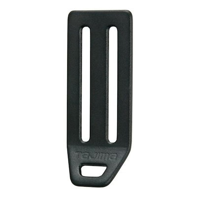 他サイト： TJMデザイン タジマ TALAD2BK Ｌ型Ｄ環止め アルミ２穴 ブラック 406-9986 TA-LAD2BKの商品画像