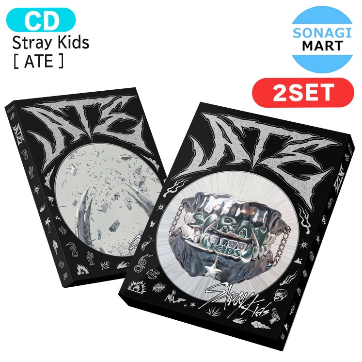 国内発送 [初回特典+当店特典付] Stray Kids 【通常版】 [ ATE ] 2種セット Album / 1次予約