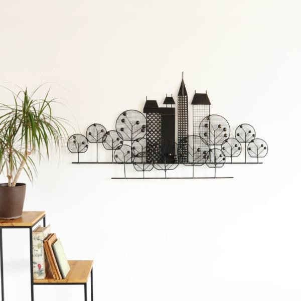 壁掛け 飾り ウォールデコレーション モダンアート ナチュラル アンティーク アイアン ボタニカル 1060x565mm