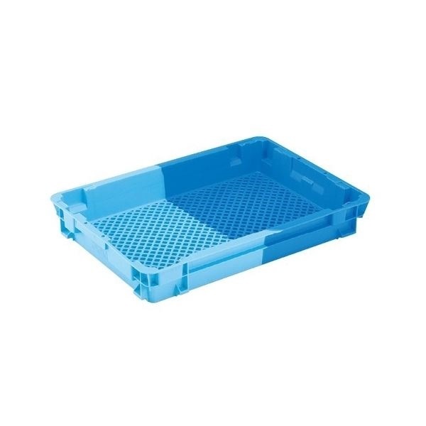 5個セット 業務用コンテナボックス/食品用コンテナー NF-M17 ダークブルー/ブルー 材質：PP