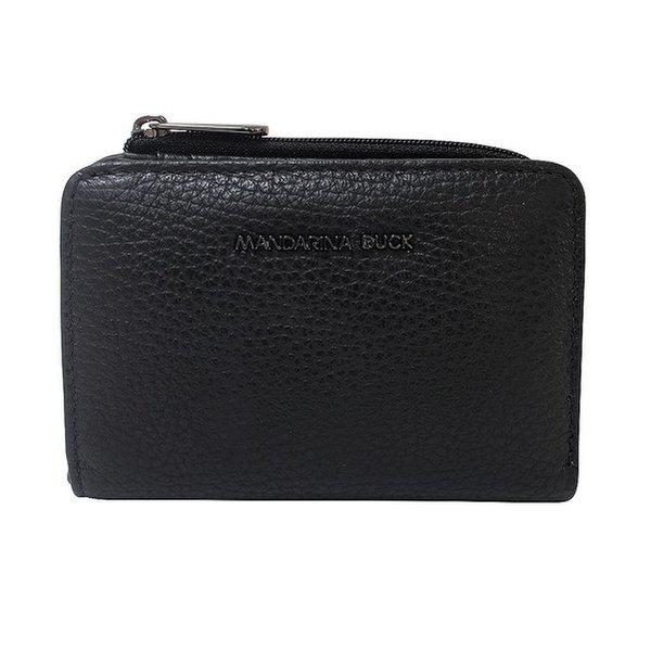 メローレザー革財布 現金 紙幣 コイン ネロ FZP77001