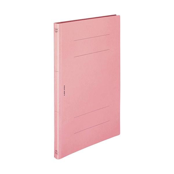 （まとめ）ライオン事務器 フラットファイル（環境）樹脂押え具 B4タテ 150枚収容 背幅18mm ピンク A-506KB4S 1冊(×30セット)
