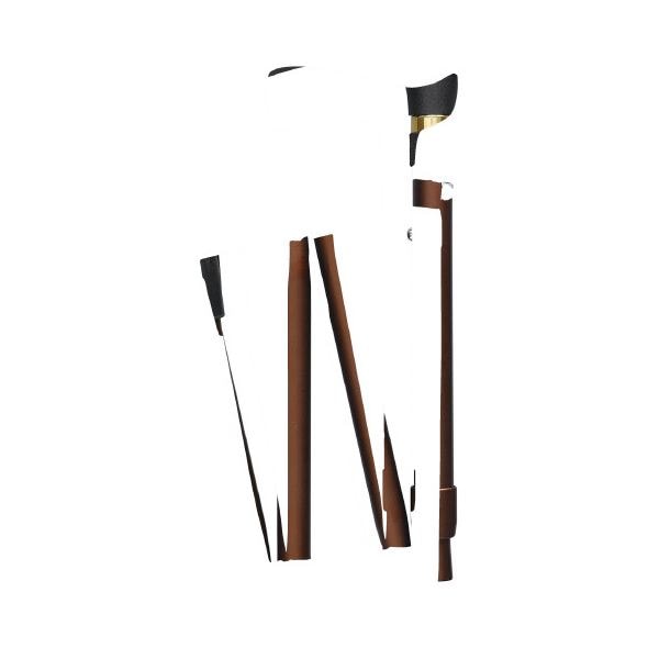 （まとめ）ステッキベーシックE折畳S ブラウン(×2セット) 5,421円