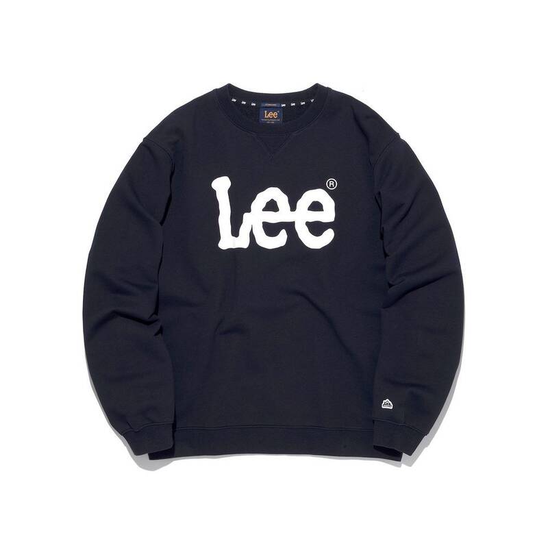 LEE ビッグ・ツイッチ・ロゴ クルーネックTシャツ ネイビー LE2601CR01NA