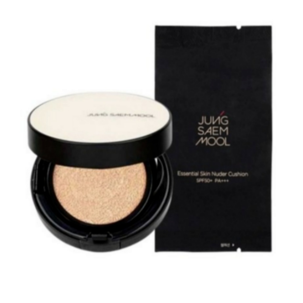정샘물 에센셜 스킨 누더 쿠션 파운데이션 14g + 리필 쿠션 14g 세트