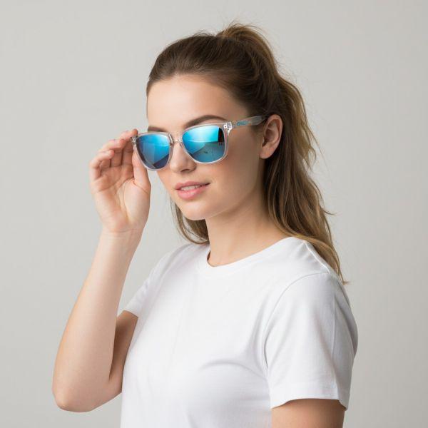 OAKLEY Frogskins クリスタルクリア/プリズムサファイア (OO9013-D0/OO9013-D055) 270399