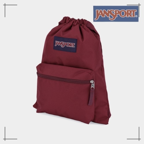 JANSPORT公式 リュック ドローサック RUSSET RED