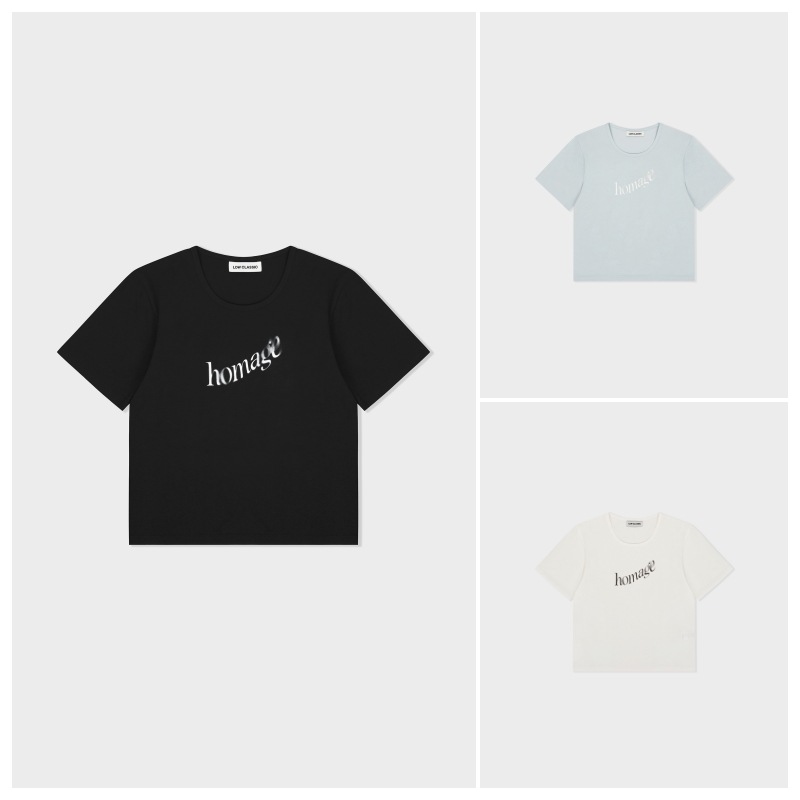 【LOW CLASSIC】 HOMAGE T-SHIRT : 3COLORS