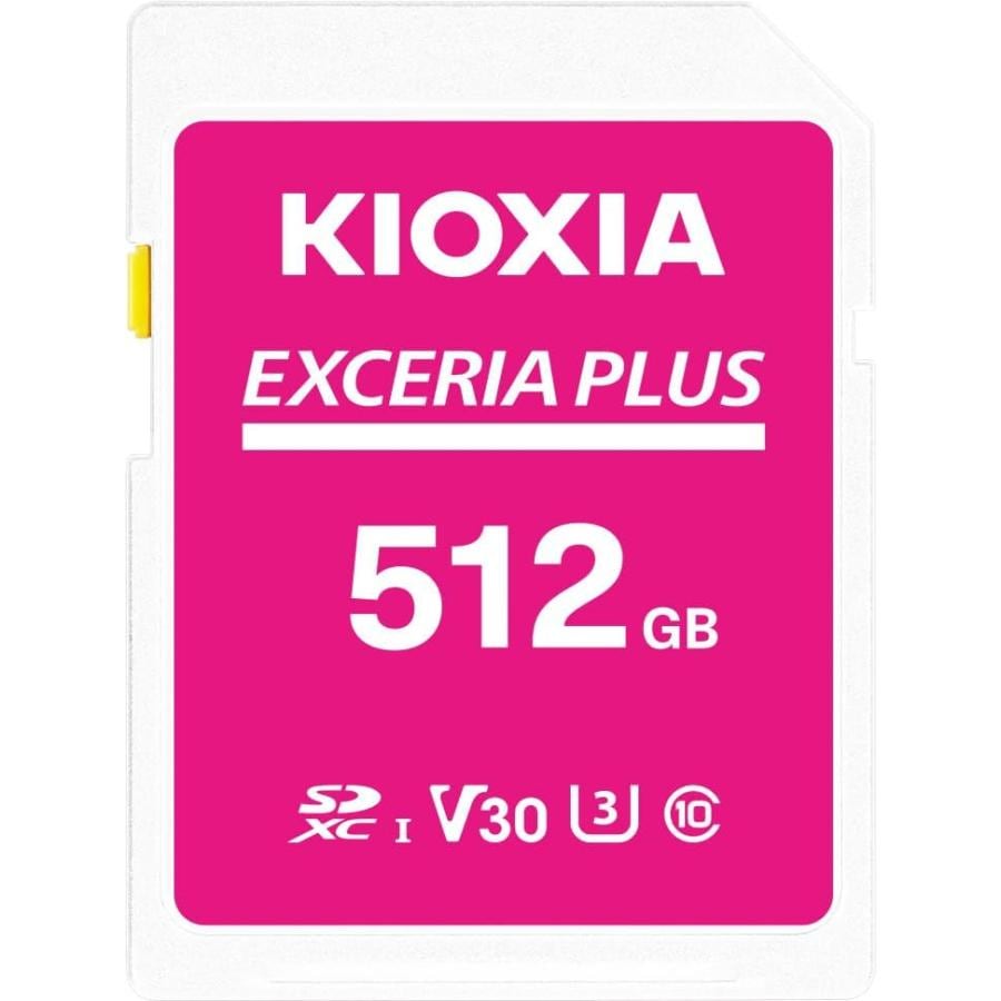 キオクシア SDカード EXCERIA PLUS 512GB UHS-I Class10 4K KLNPAE512G 旧東芝メモリ