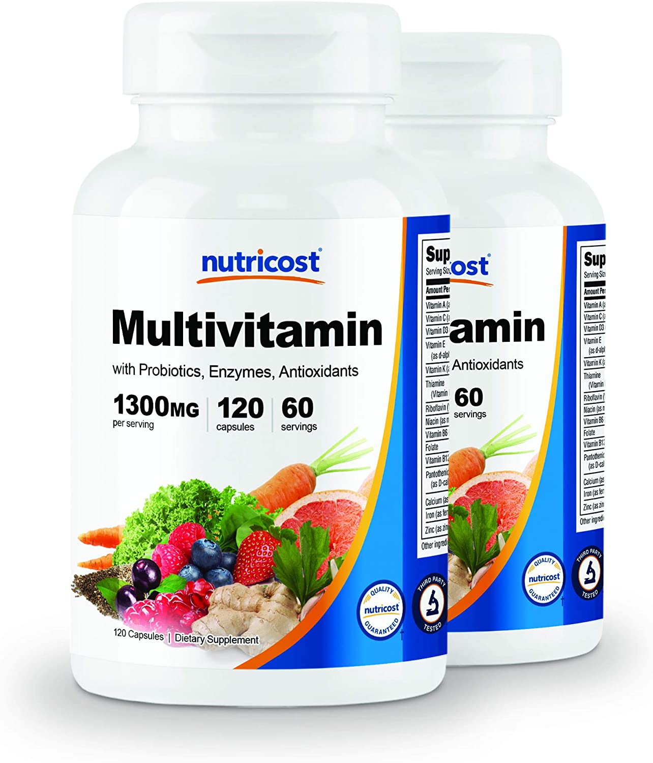 [アメリカ無料直送] [プレミアム商品][満足度上位]Nutricost マルチビタミン120カプセ 6,916円