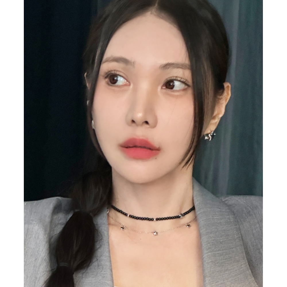 ジェスティーナステラブラックスピネルビーズネックレス (JJLJNZ4BF391BR420)