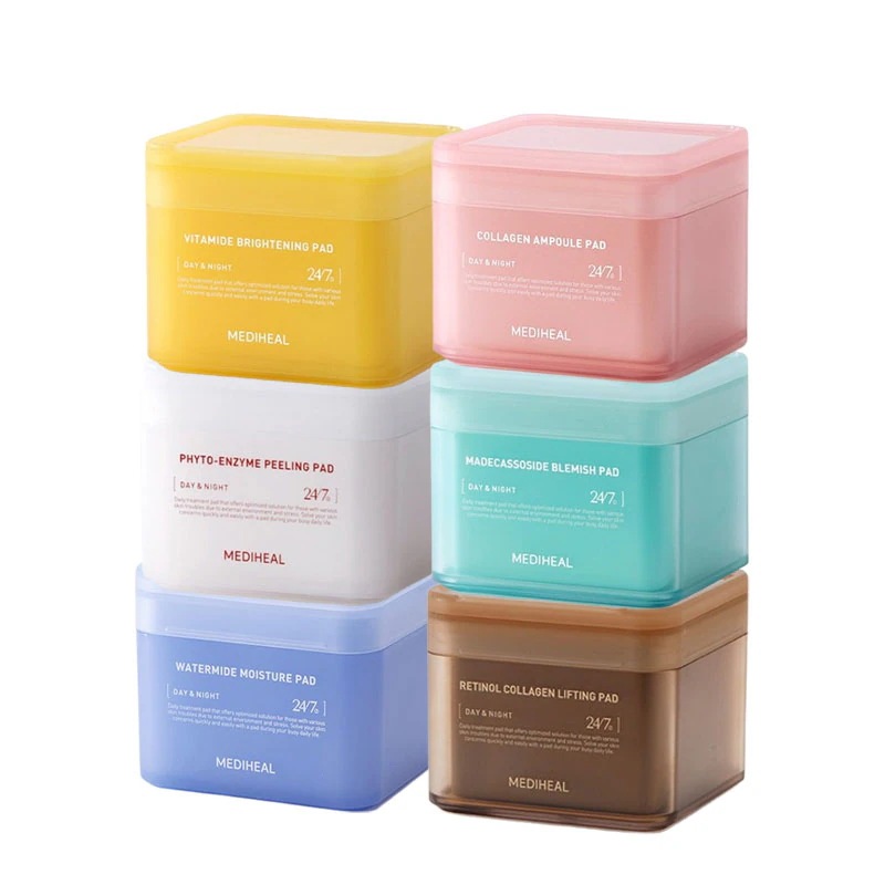 【1＋1企画セット】トナーパッド7種/ティーツリー/マデカソサイド/フィトエンザイム/ウォーターマイド/コラーゲン/ビタマイド/レチノールコラーゲン/選択1