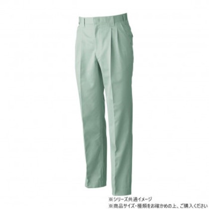 桑和 4119 ツータックスラックス 130サイズ モスグリーン(107)