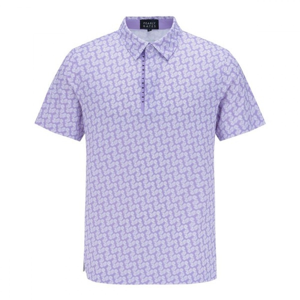 [パリゲイツ] メンズモノグラムクーリング半袖ポロシャツ